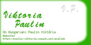 viktoria paulin business card
