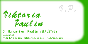 viktoria paulin business card